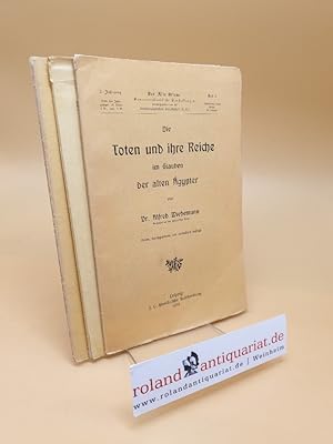 Bild des Verkufers fr Der Alte Orient 2. Jahrgang ; Heft 2-4 ; Heft 2: Die Toten und ihre Reiche im Glauben der alten gypter ; Heft 3: Biblische und babylonische Urgeschichte ; Heft 4: Die Phnizier ; (3 Bnde) zum Verkauf von Roland Antiquariat UG haftungsbeschrnkt