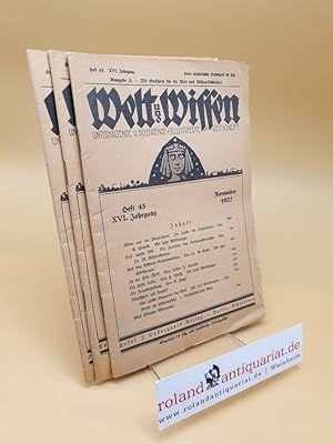 Welt und Wissen - Unterhaltende und belehrende Illustrierte Zeitschrift ; Ausgabe A ; 16. Jahrgan...