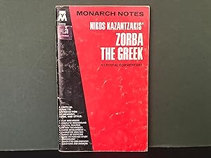 Seller image for Nikos Kazantzakis' Zorba the Greek: A Critical Commentary (Monarch Notes) for sale by Bookwood