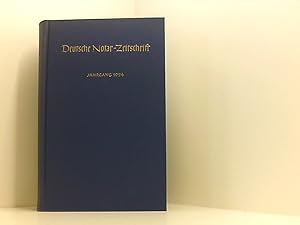 Seller image for DNotZ 1994, Deutsche Notar-Zeitschrift Verkndungsblatt der Bundesnotarkammer for sale by Book Broker