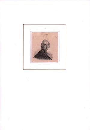 Bild des Verkufers fr PORTRAIT Claude Joseph Vernet. (1714 Avignon - 1789 Paris. Maler). Brustbild im Dreiviertelprofil. Stahlstich. zum Verkauf von Antiquariat Reinhold Pabel