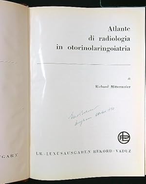 Imagen del vendedor de Atlante di radiologia in otorinolaringoiatria a la venta por Librodifaccia