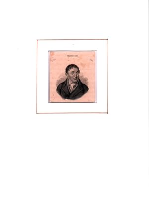 Bild des Verkufers fr PORTRAIT Christoph August Tiedge. (1752 Gardelegen - 1841 Dresden. Schriftsteller). Brustbild im Halbprofil. Stahlstich. zum Verkauf von Antiquariat Reinhold Pabel