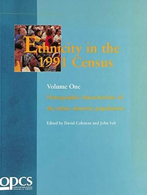 Bild des Verkufers fr Ethnicity in the 1991 Census: Vol. 1: Demographic characteristics of the ethnic minority populations zum Verkauf von WeBuyBooks