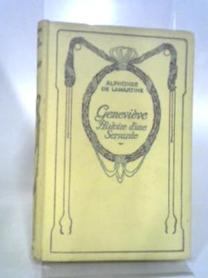 Bild des Verkufers fr Genevieve, Histoire d'une Servante zum Verkauf von World of Rare Books