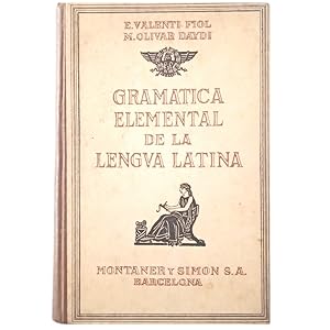 Seller image for GRAMTICA ELEMENTAL DE LA LENGUA LATINA for sale by LIBRERIA CLIO