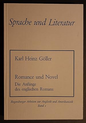 Romance und Novel. Die Anfänge des englischen Romans