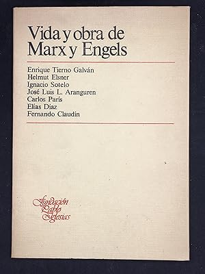 Imagen del vendedor de VIDA Y OBRA DE MARX Y ENGELS a la venta por Nayco Libreria