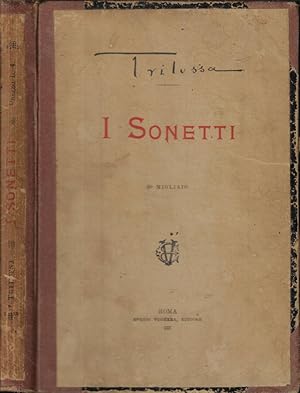 Bild des Verkufers fr I sonetti zum Verkauf von Biblioteca di Babele