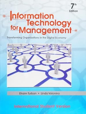 Seller image for Information Technology for Management: Improving Performance in the Digital Economy for sale by Giant Giant