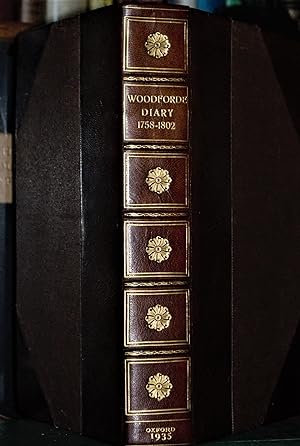 Seller image for Woodforde: Passages From the Five Volumes of the Diary of a Country Parson 1758-1802 (Bound by Bayntun Riviere) for sale by James Howell Rare Books