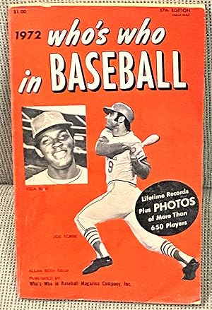 Bild des Verkufers fr Who's Who in Baseball 1972 zum Verkauf von My Book Heaven