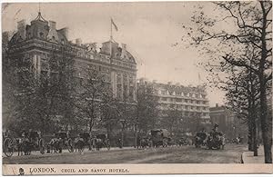 Savoy Hotel Vintage 1904 Postcard