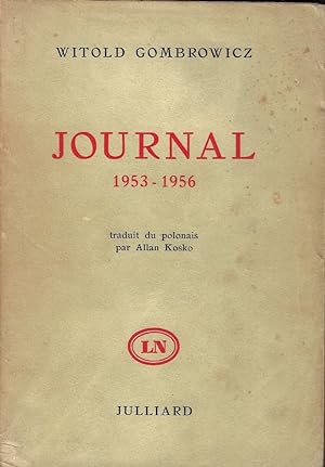 Journal : 1953-1956