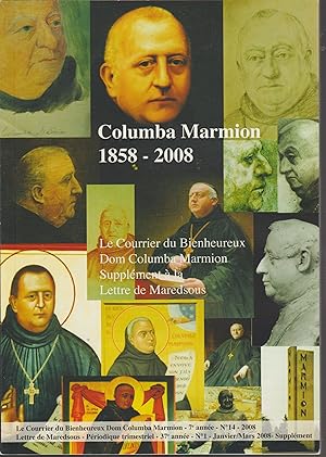 Bild des Verkufers fr COLUMBIA MARMION 1858-2008- LE COURRIER DU BIEN HEUREUX DOM COLUMBA MARMION zum Verkauf von Librairie l'Aspidistra