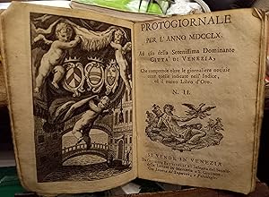 Protogiornale per l'anno MDCCLX ad uso della Serenissima Dominante Città di Venezia, che comprend...