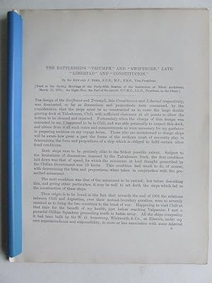 Immagine del venditore per The Battleships "Triumph" and "Swiftsure", late "Libertad" and "Constitucion" venduto da McLaren Books Ltd., ABA(associate), PBFA