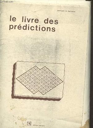 Image du vendeur pour Lelivre des prdictions mis en vente par Le-Livre