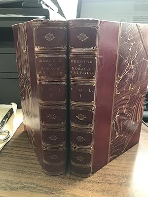 Imagen del vendedor de Memoirs of Horace Walpole and His Contemporaries Volumes I & II a la venta por Benjamin Books