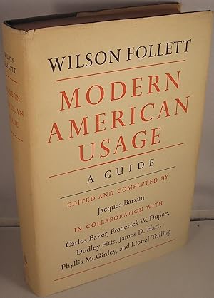 Seller image for Modern American Usage: a Guide for sale by Michael Fox (Ex-Bookseller)