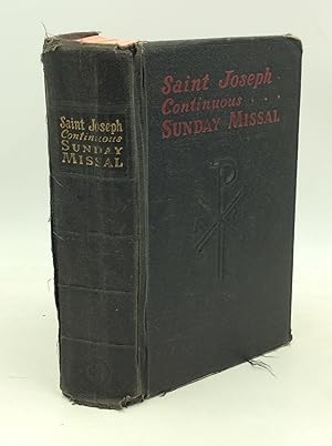 Seller image for SAINT JOSEPH CONTINUOUS SUNDAY MISSAL: A Simplified and Continuous Arrangement of the Mass for All Sundays and Feast Days with a Treasury of Prayers for sale by Kubik Fine Books Ltd., ABAA