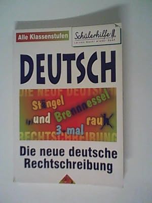 Imagen del vendedor de Schlerhilfe - Alle Klassenstufen: Deutsch - Die neue deutsche Rechtschreibung a la venta por ANTIQUARIAT FRDEBUCH Inh.Michael Simon