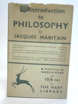 Immagine del venditore per An Introduction To Philosophy venduto da World of Rare Books
