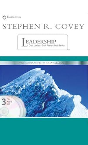 Bild des Verkufers fr Stephen R Covey on Leadership: Great Leaders, Great Teams, Great Results zum Verkauf von WeBuyBooks