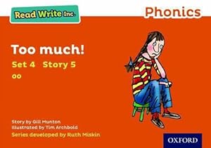 Immagine del venditore per Read Write Inc. Phonics: Orange Set 4 Storybook 5 Too Much! venduto da WeBuyBooks