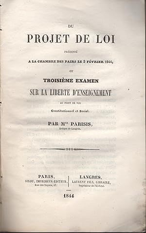 Image du vendeur pour Chambre des Dputs. Opinion de M. Cornet-Dincourt, . sur le projet de loi de finances de 1818. Sance du 3 avril 1818. mis en vente par PRISCA