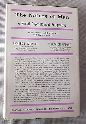 Seller image for The Nature of Man: A Social Psychological Perspective for sale by Gargoyle Books, IOBA