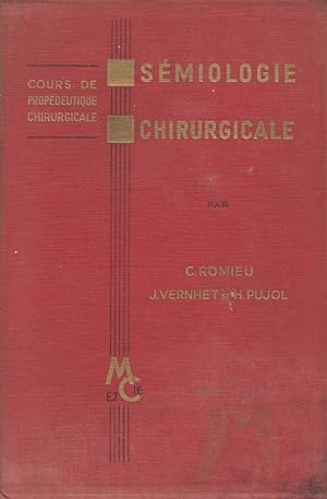 Imagen del vendedor de Leons de smiologie chirurgicale a la venta por PRISCA