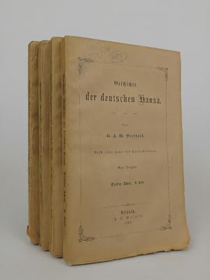 Bild des Verkufers fr Geschichte der deutschen Hansa. - [3 Bnde in 4 Bnden. Komplett]. zum Verkauf von ANTIQUARIAT Franke BRUDDENBOOKS