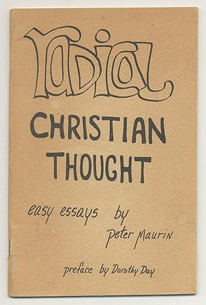 Bild des Verk�ufers f�r Easy Essays [cover title]: Radical Christian Thought: Easy Essays zum Verkauf von Between the Covers-Rare Books, Inc. ABAA