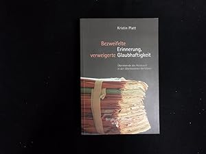 Seller image for Bezweifelte Erinnerung, Verweigerte Glaubhaftigkeit. berlebende des Holocaust in Den Ghettorenten-Verfahren. for sale by Antiquariat Bookfarm