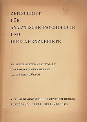 Imagen del vendedor de Zeitschrift fr analytische Psychologie und ihre Grenzgebiete. 1. Jahrgang, Heft 1, September 1969 a la venta por PRISCA