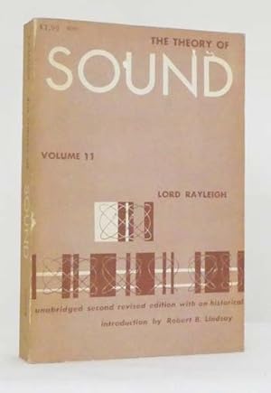 Bild des Verkufers fr The Theory of Sound Volume II zum Verkauf von Adelaide Booksellers