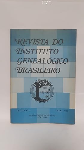 revista do instituto genealogico brasileiro ANO I -No 1, MAIO - 1979