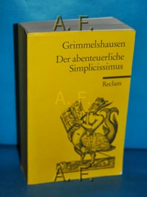 Seller image for Der abenteuerliche Simplicissimus Teutsch. Mit e. Einl. u. Anm. von Hans Heinrich Borcherdt for sale by Antiquarische Fundgrube e.U.