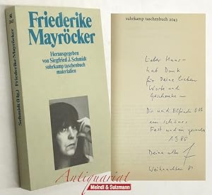 Friederike Mayröcker. Herausgegeben von Siegfried J. Schmidt.