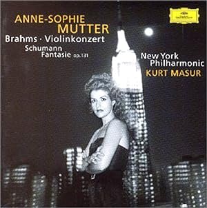 Bild des Verkufers fr Brahms: Violinkonzert op. 77; Schumann: Fantasie op. 131 *Audio-CD*. zum Verkauf von Versandantiquariat  Rainer Wlfel