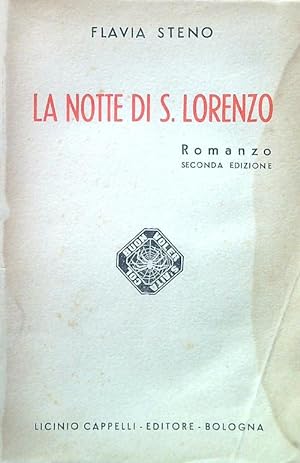 Imagen del vendedor de La notte di S. Lorenzo a la venta por Librodifaccia