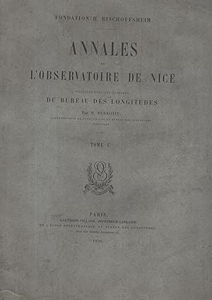 Imagen del vendedor de Annales de l'observatoire de Nice publies sous les auspices du bureau des longitudes / Part I, Atlas. a la venta por PRISCA