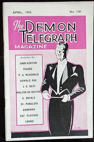 Image du vendeur pour The Demon Telegraph Magazine From Davenport's of London No. 130 April 1950. mis en vente par Shore Books