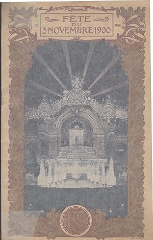 Seller image for Fte du 3 Novembre 1900. for sale by PRISCA