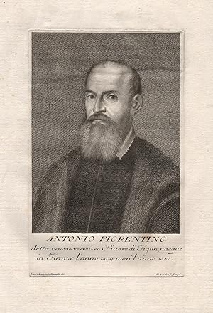 Bild des Verkufers fr Antonio Fiorentino" - Antonio Veneziano (1309-1383) Maler peintre Italian painter pittore Kunstschilder Portrait zum Verkauf von Antiquariat Steffen Vlkel GmbH