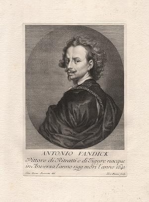 Bild des Verkufers fr Antonio Vandick" - Anthonis van Dyck (1599-1641) Maler peintre painter pittore Kunstschilder Portrait zum Verkauf von Antiquariat Steffen Vlkel GmbH