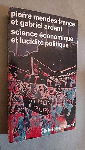 Immagine del venditore per Science conomique et lucidit politique. venduto da Librairie Pique-Puces