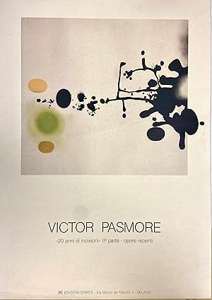 VICTOR PASMORE "20 anni di incisioni" 2a parte - opere recenti - 40 x 57 cm POSTER