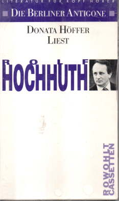 Bild des Verkufers fr Donata Hffer liest Hochhuth. zum Verkauf von Leonardu